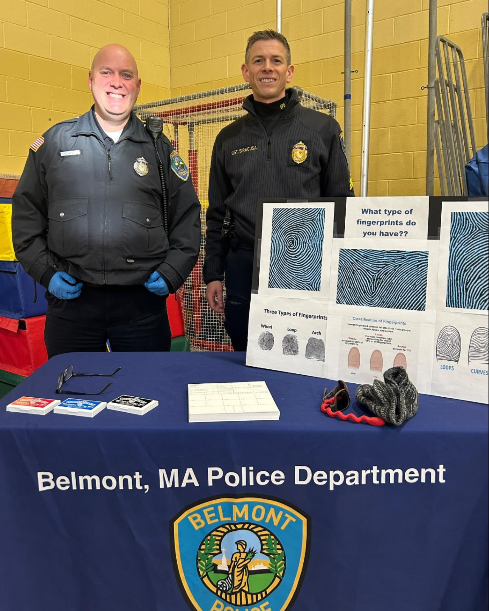 BPD Officers at pop up booth