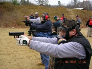 Officers at Target Practice