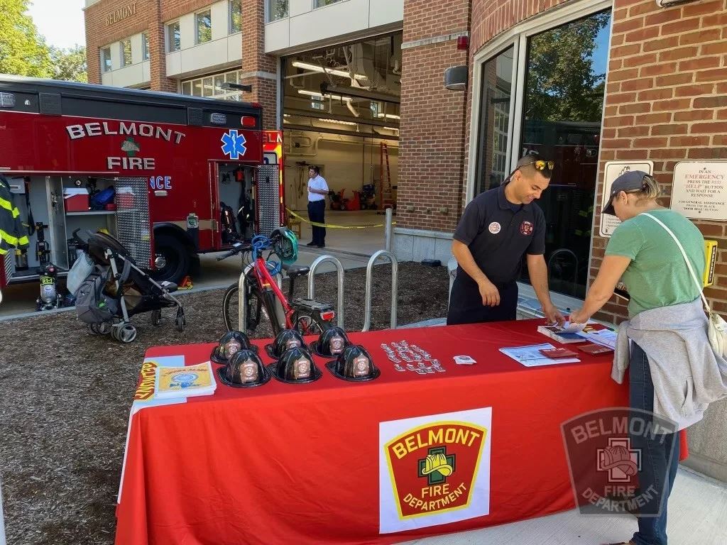 Belmont Fire Booth at Event