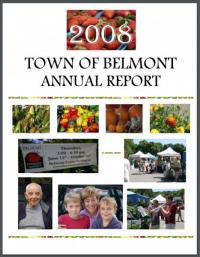 2008 Town of Belmont Annual Report