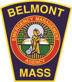 Belmont Massachusetts Emergency Management Agency patch